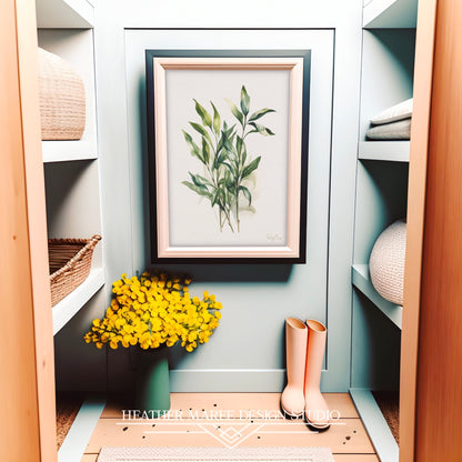 Botanical Watercolor Leaves