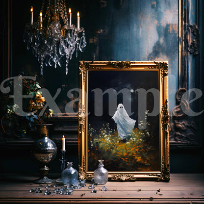 Parisian Gilded Gold Frame Mockup