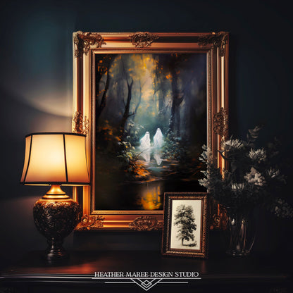 Ghosts in a Spooky Forest