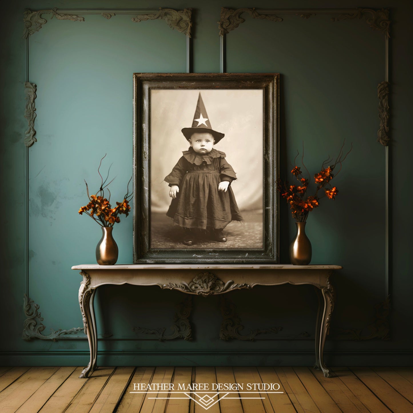 Baby in a Wizard Costume