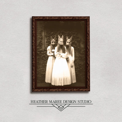 Women Wearing Animal Masks