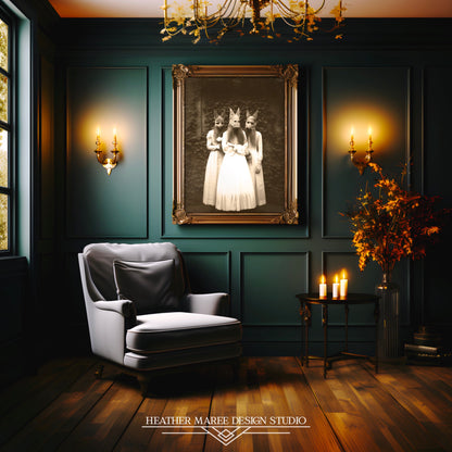 Women Wearing Animal Masks