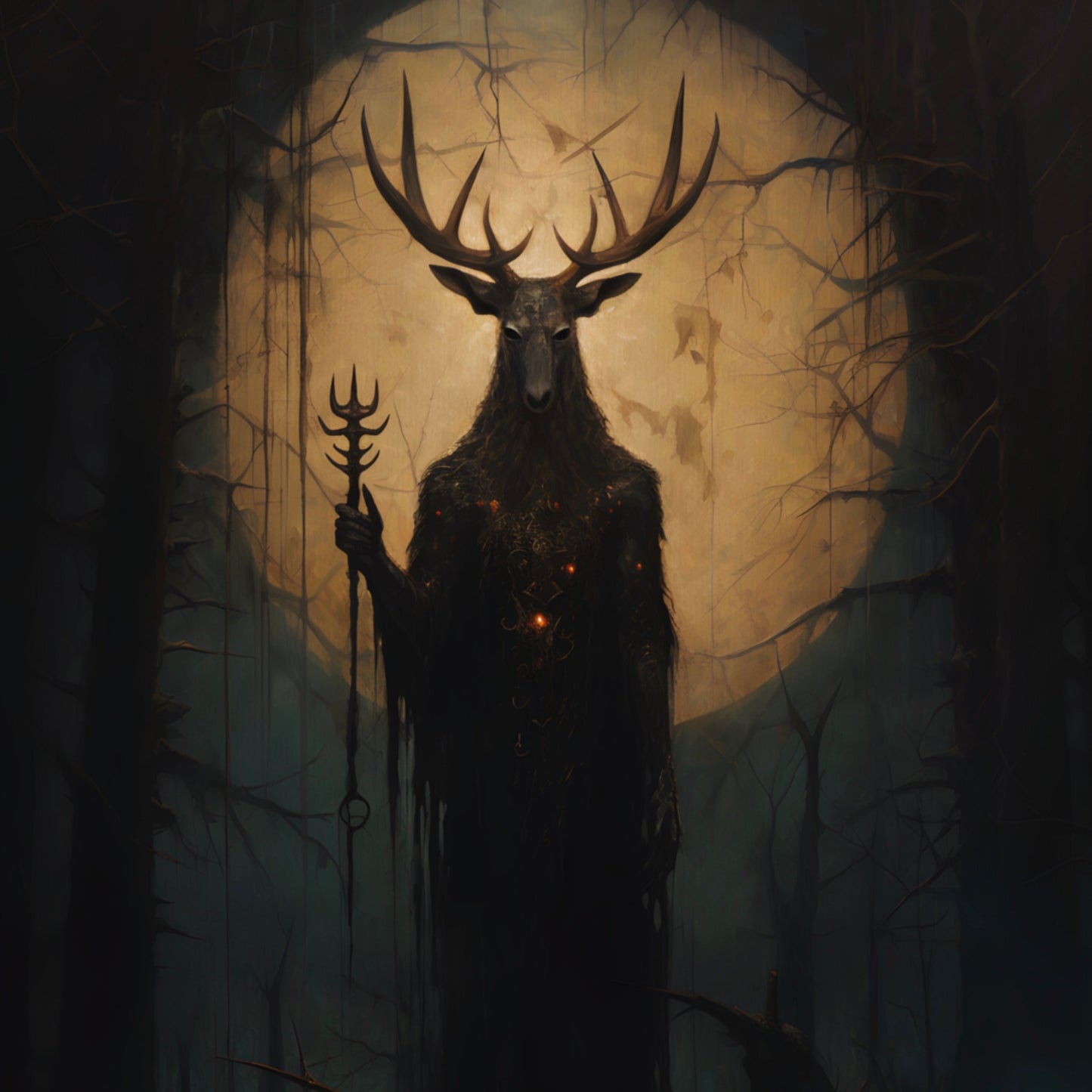 Wendigo in an Enchanted Forest