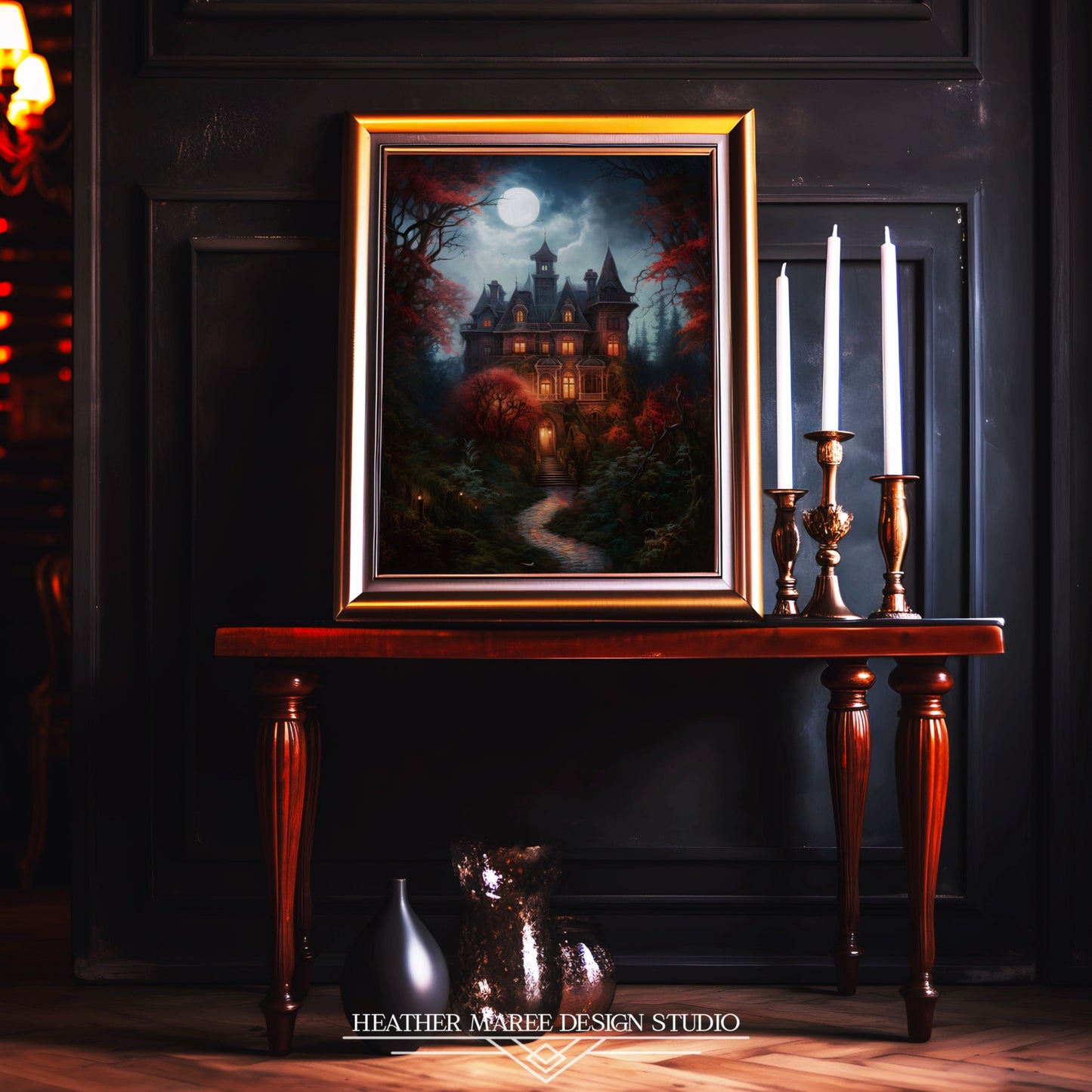 Moonlit Victorian Manor