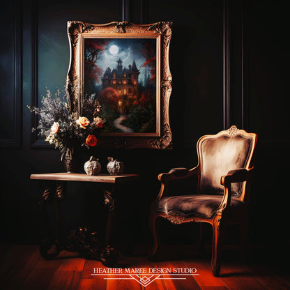 Moonlit Victorian Manor