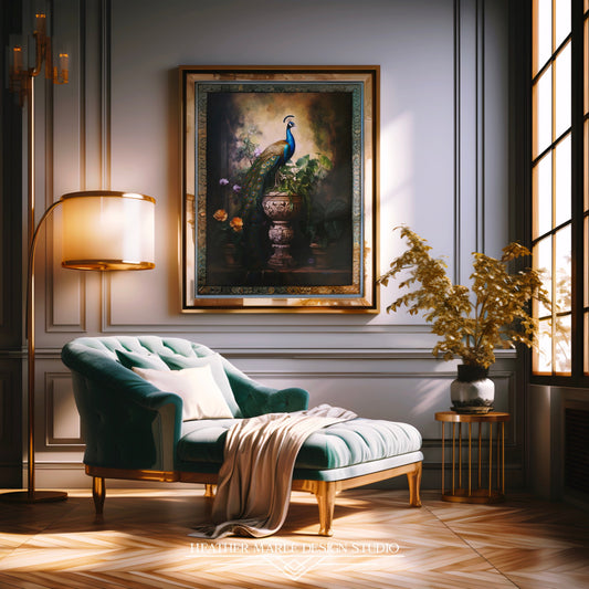 Peacock Upon a Pedestal