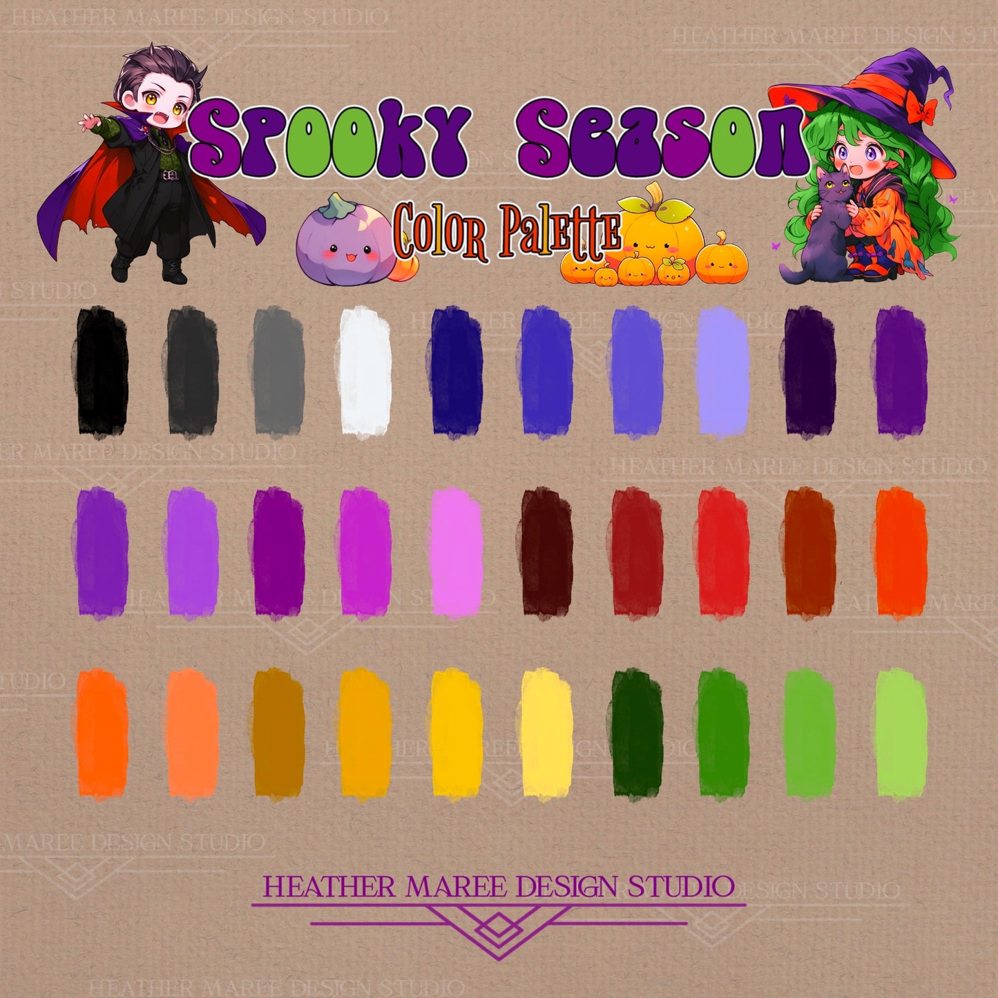 Spooky Season Color Palette