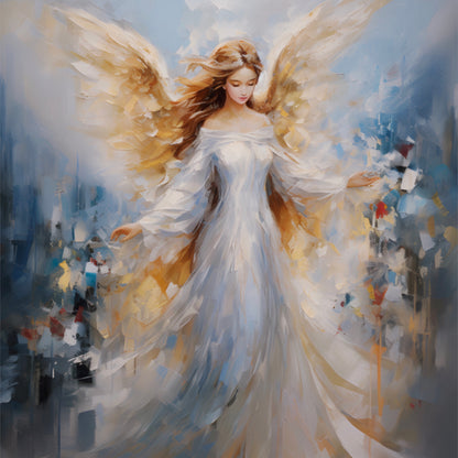 Angel in Ivory and Gold