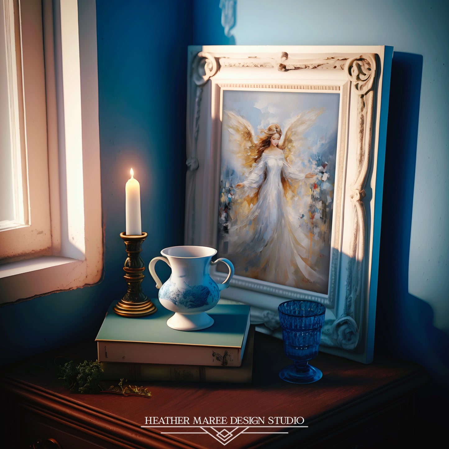 Angel in Ivory and Gold