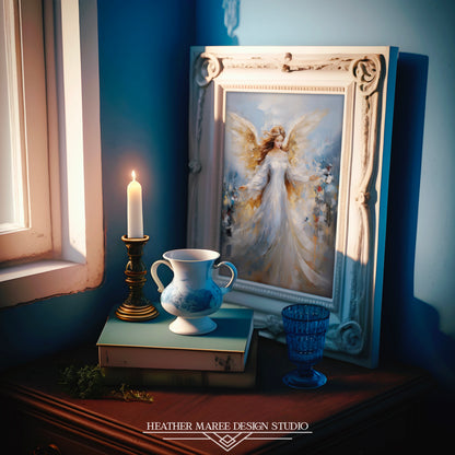 Angel in Ivory and Gold