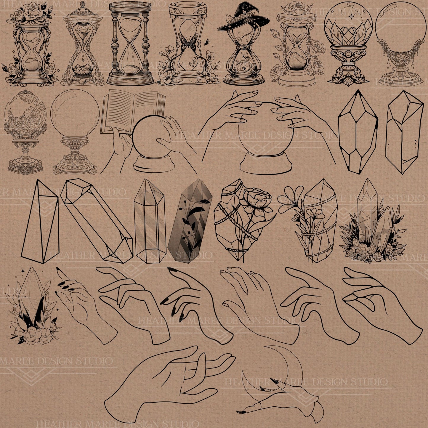 Witchy and Wiccan | Procreate Stamp Brushes