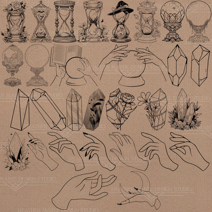 Witchy and Wiccan | Procreate Stamp Brushes