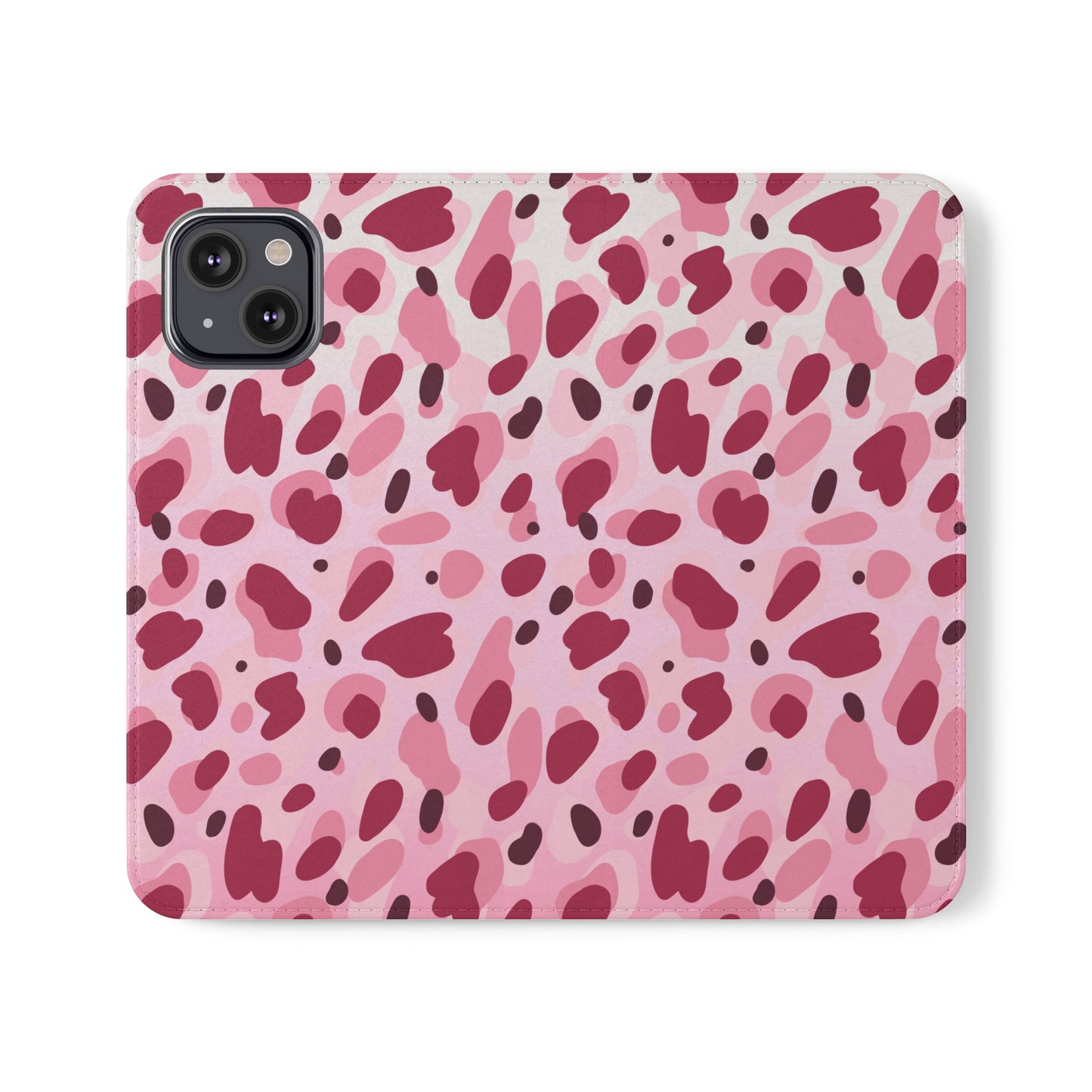 Pink Cheetah Print | Wallet Phone Case