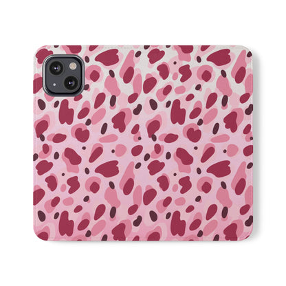 Pink Cheetah Print | Wallet Phone Case