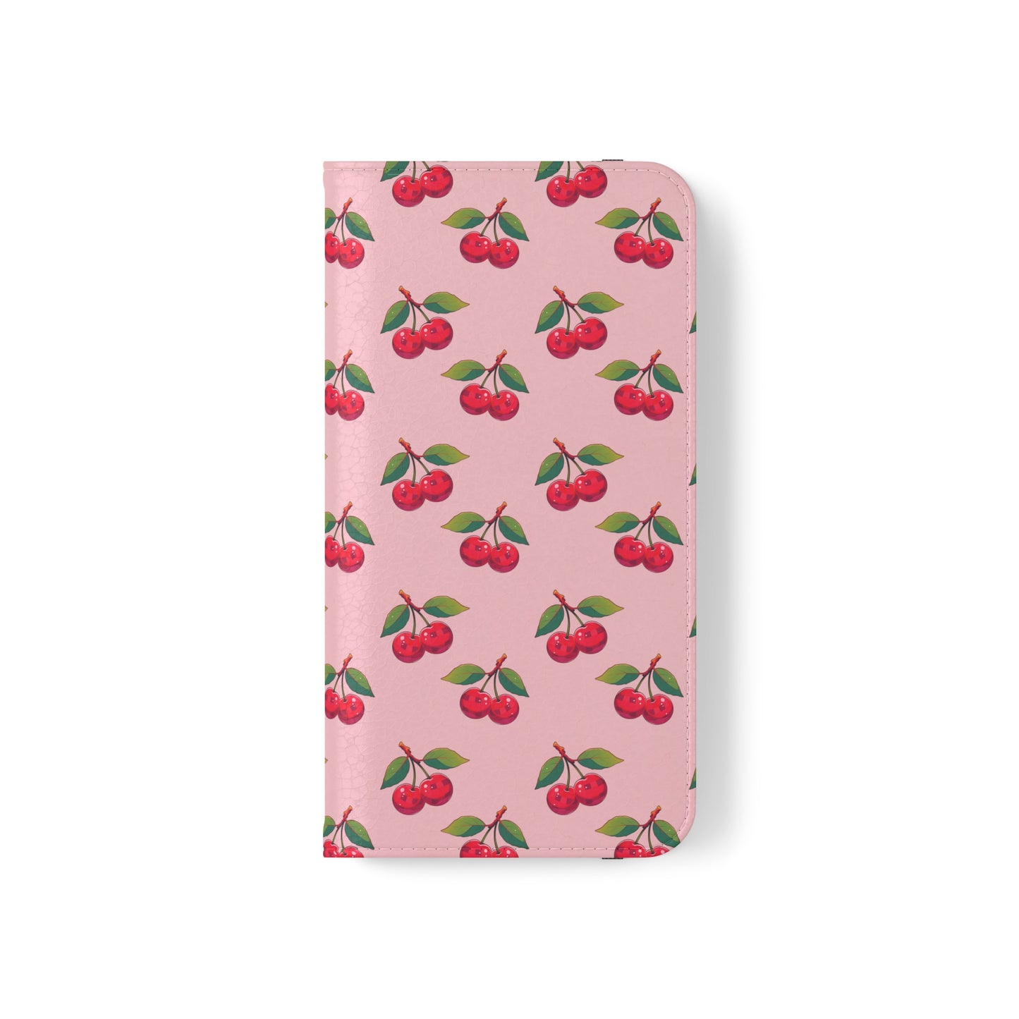 Pink Cherry Pattern | Wallet Phone Case