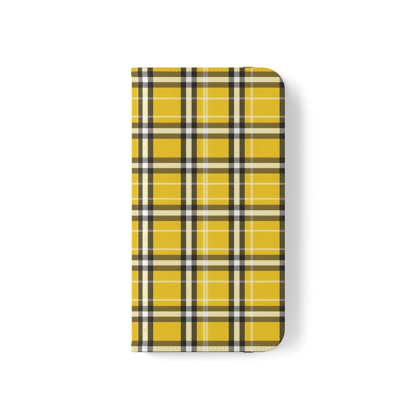 Preppy Yellow Plaid | Wallet Phone Case
