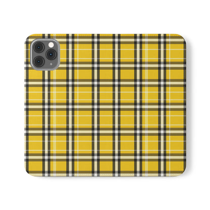 Preppy Yellow Plaid | Wallet Phone Case