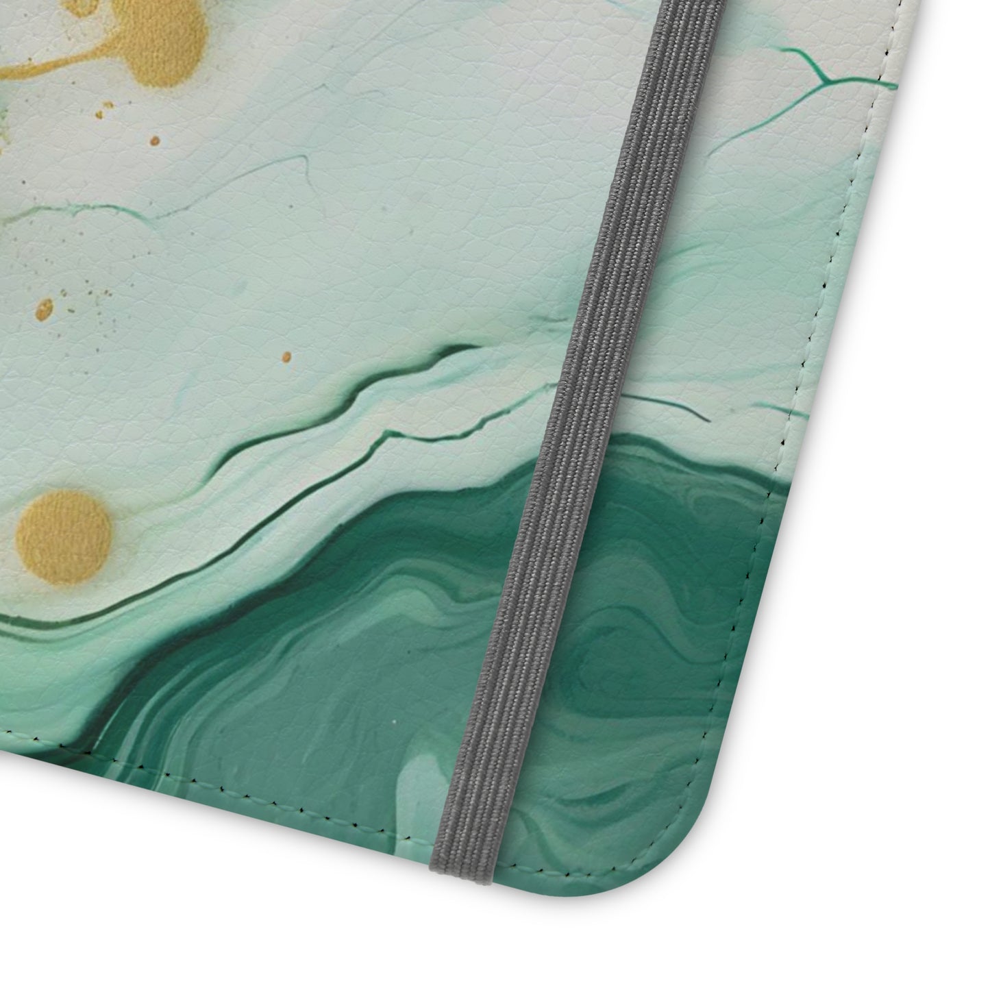 Soft Green and Ivory Marble | Wallet Phone Case