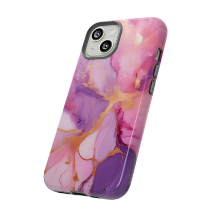 Lilac and Pink Marble | Tough Phone Case