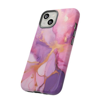 Lilac and Pink Marble | Tough Phone Case
