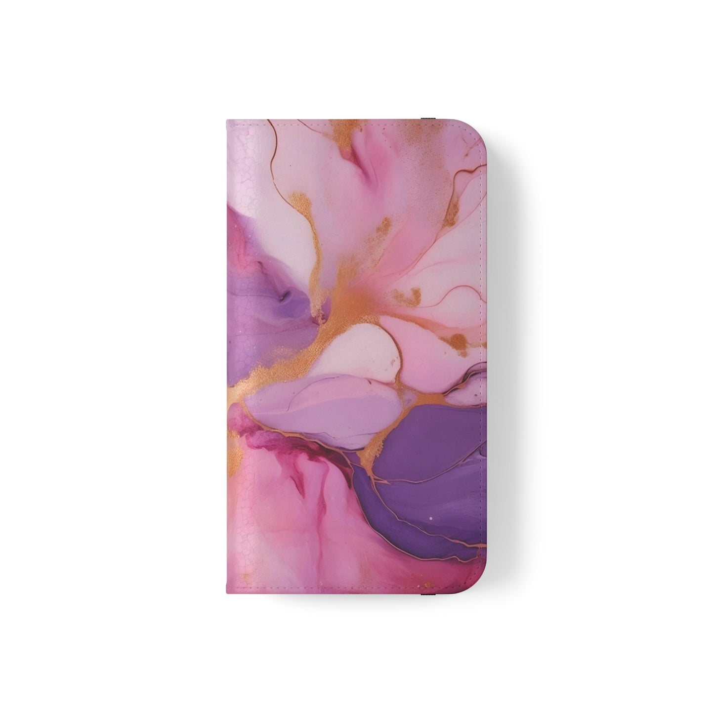 Lilac and Pink Marble | Wallet Phone Case