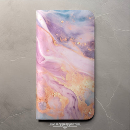 Unicorn Chic Pastel Marble | Wallet Phone Case