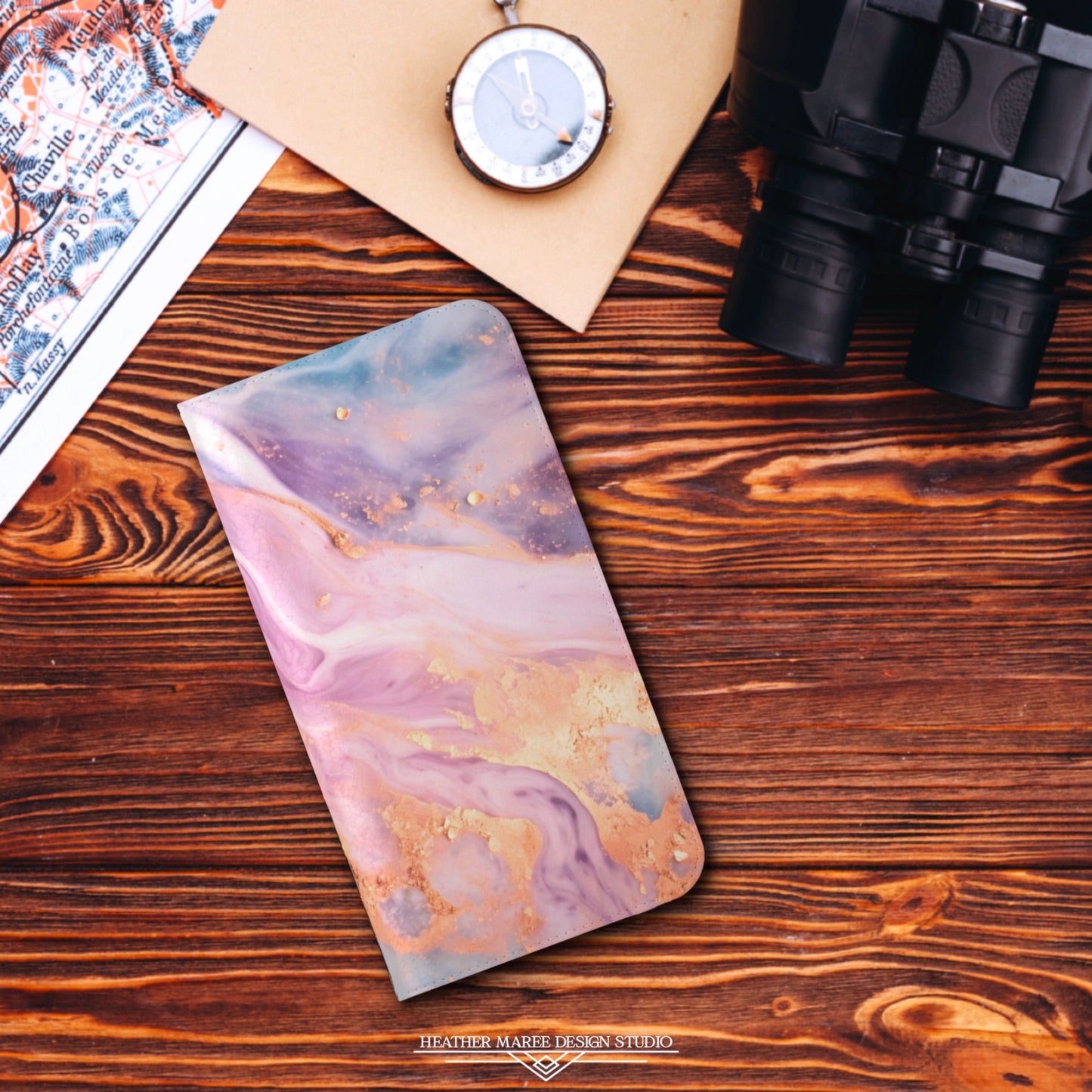 Unicorn Chic Pastel Marble | Wallet Phone Case