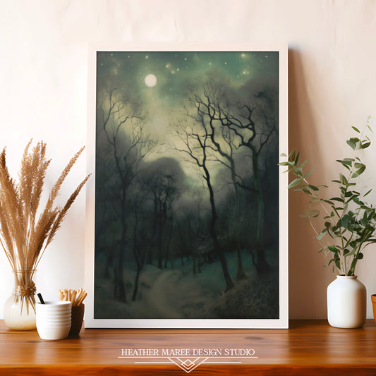 Forest Landscape at Dusk