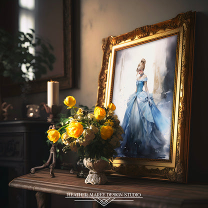 Cinderella's Watercolor Waltz