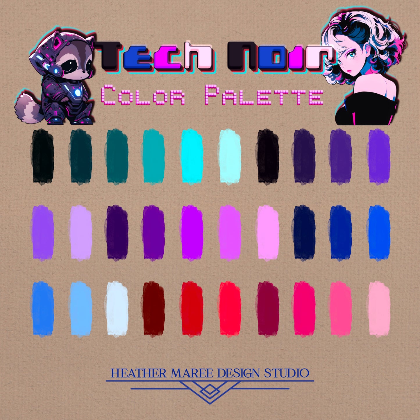 Tech Noir Color Palette