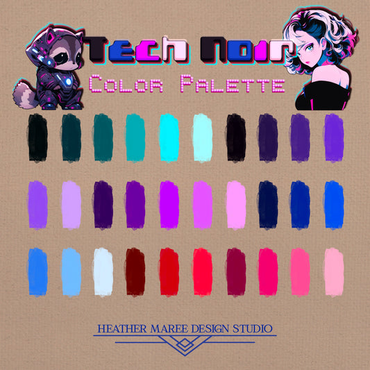 Tech Noir Color Palette