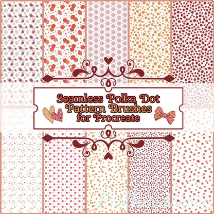 Polka Dot | Procreate Pattern Brushes