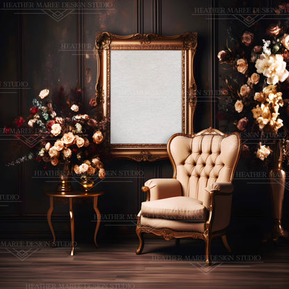 Parisian Bronze Frame Mockup