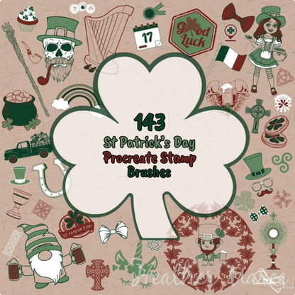 Festive Irish | Procreate Stamp Brushes
