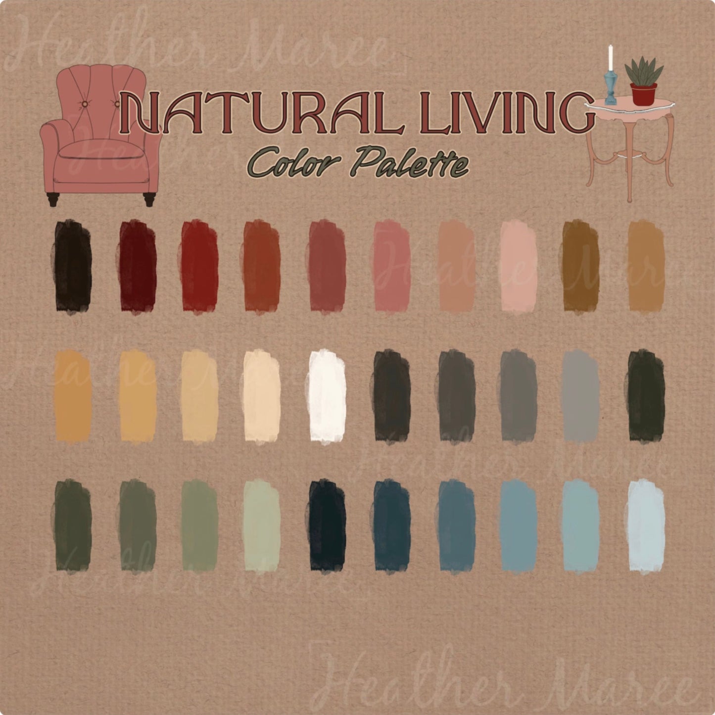 Modern Boho Color Palette