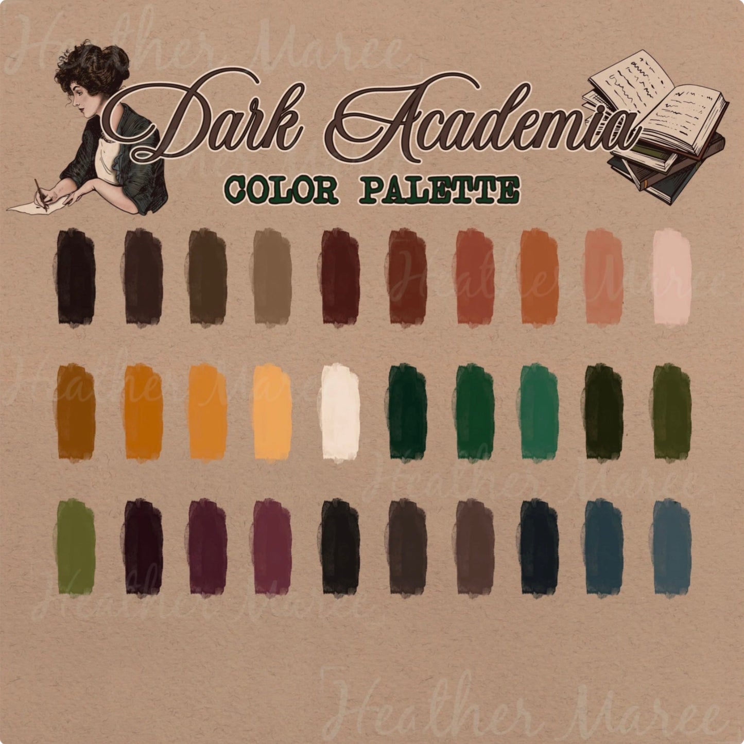 Dark Academia Color Palette