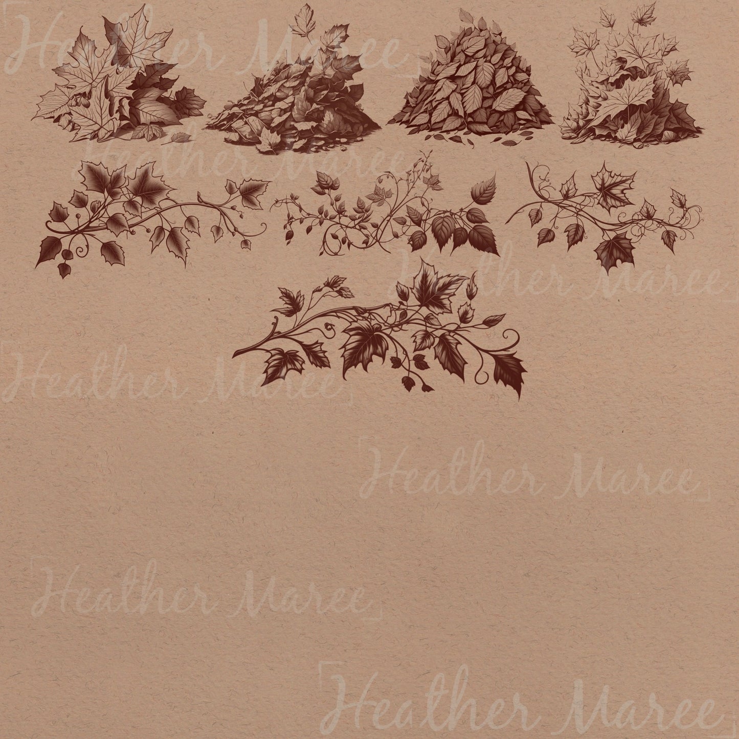 Autumn Pumpkins | Procreate Stamp Brushes