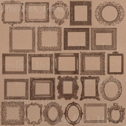 Fancy Frames | Procreate Stamp Brushes