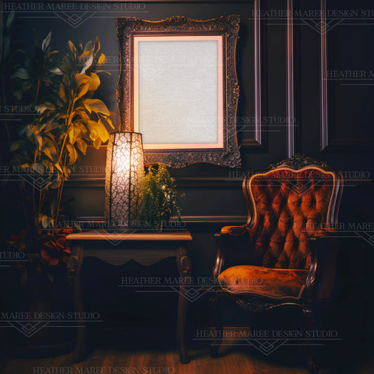 Moody Single Vertical Frame Mockup