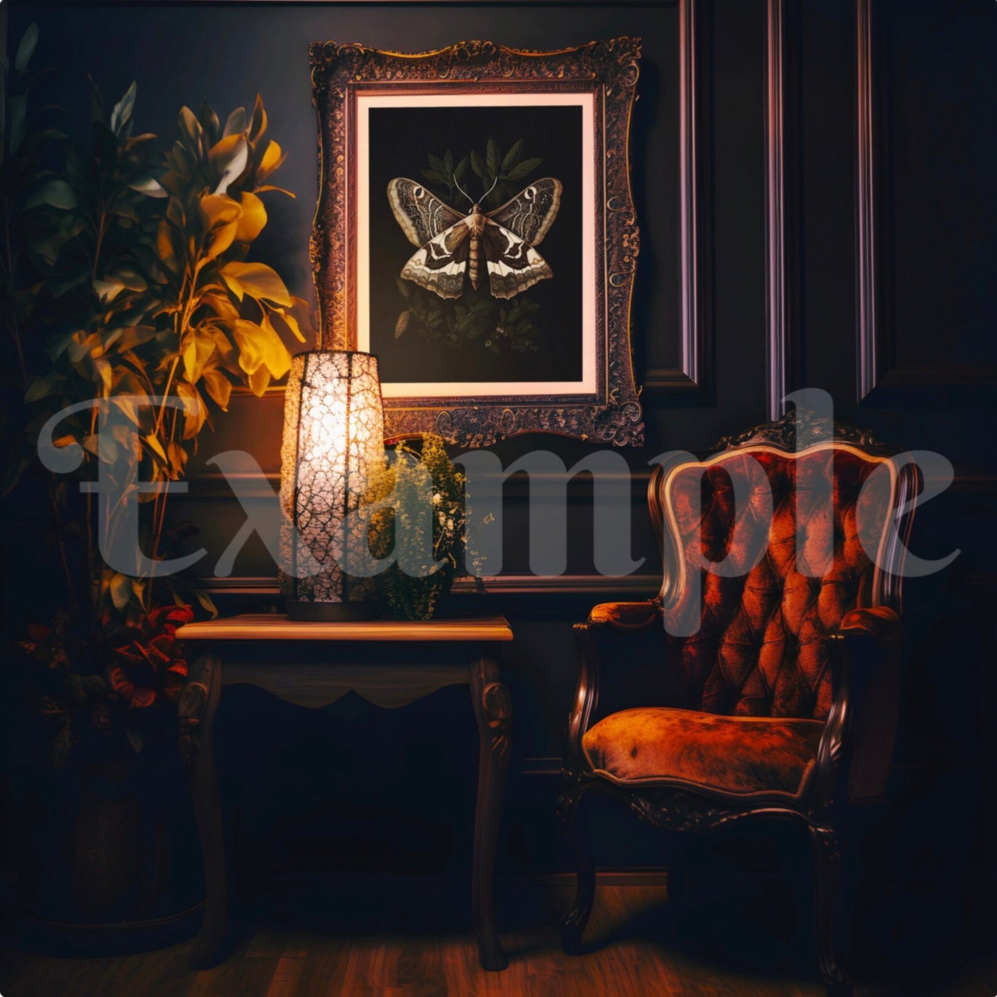 Moody Single Vertical Frame Mockup