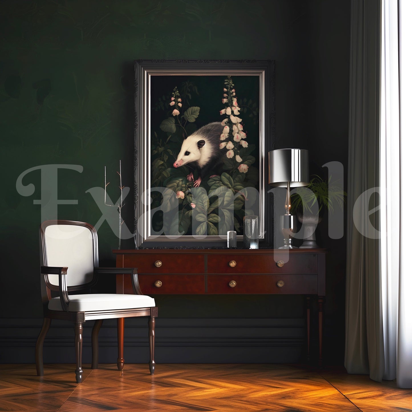 Vertical Silver Frame Mockup