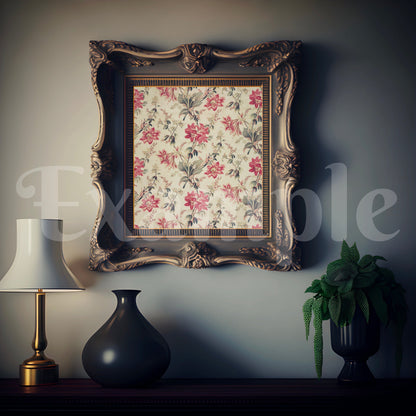 Small Wooden Picture Frame Mockup